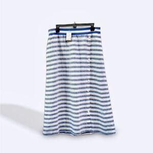 NWT J Jill Linen Maxi Skirt Size 1X